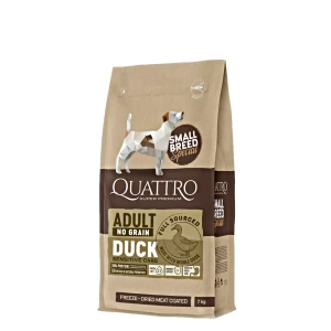 Quattro Dog Hypoallergenic Small Breed Adult Duck kacsa 7kg